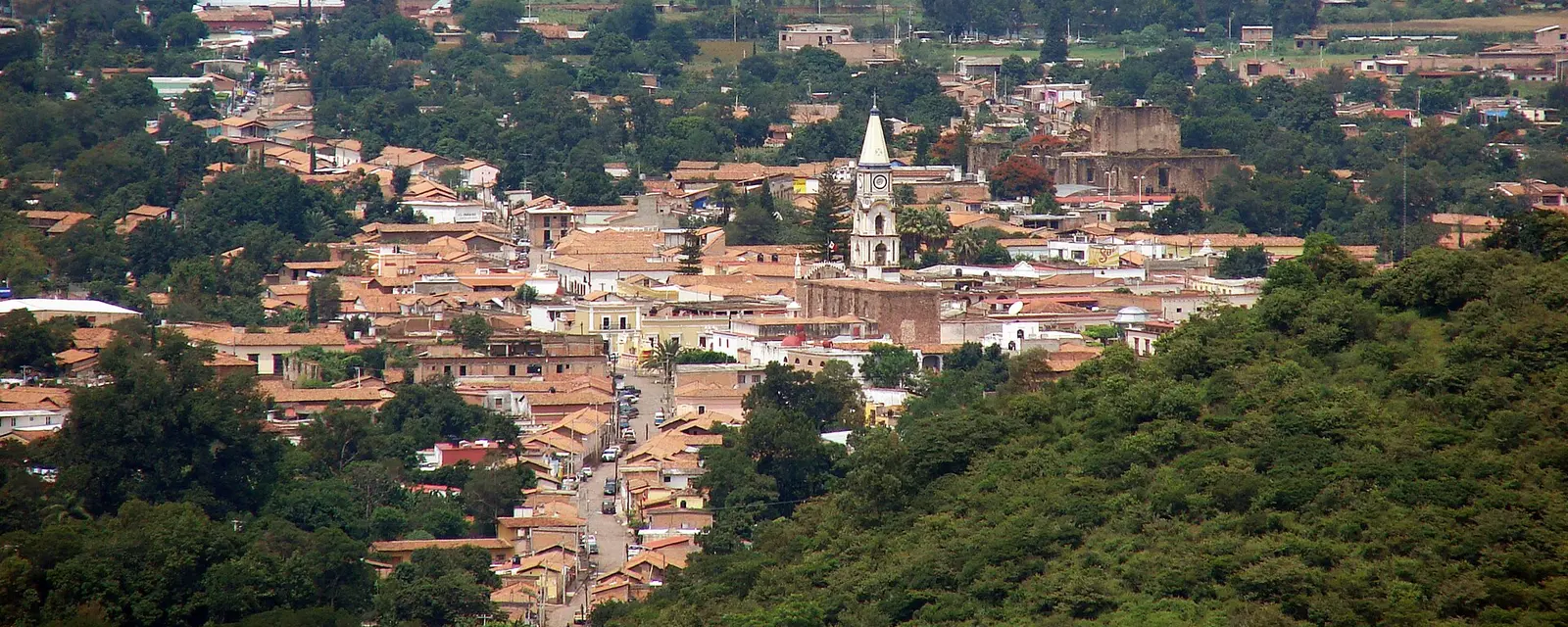 Vista de Mascota desde el mirador, Jalisco