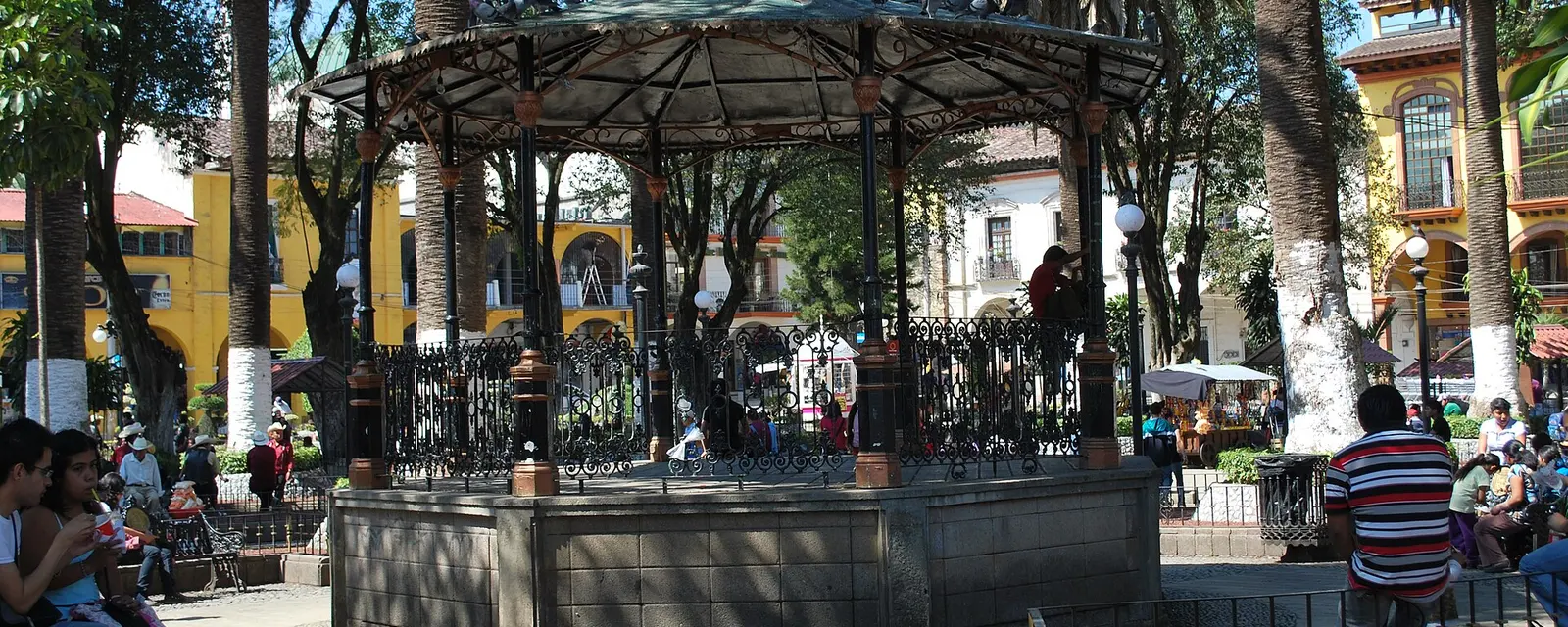 Quiosco de la plaza de Huauchinango, Puebla