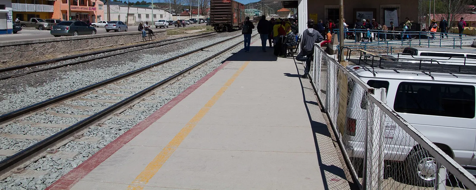 Estación del tren Chepe en Creel, Chihuahua